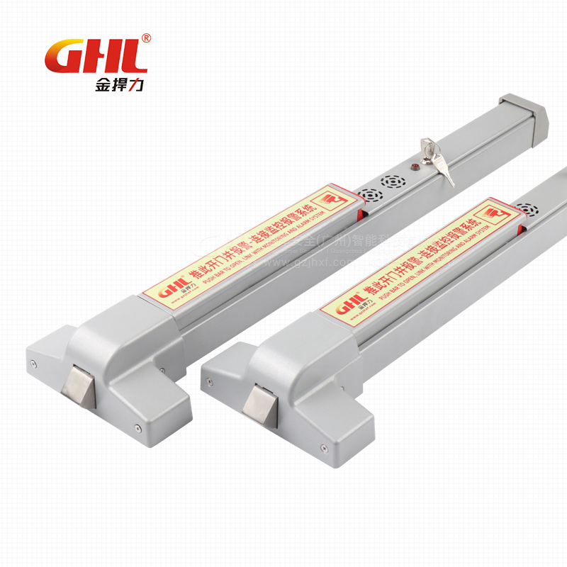 消防聯(lián)動(dòng)報(bào)警推桿鎖 門禁式逃生門鎖 安全控制與報(bào)警逃生門鎖系統(tǒng) 金捍力